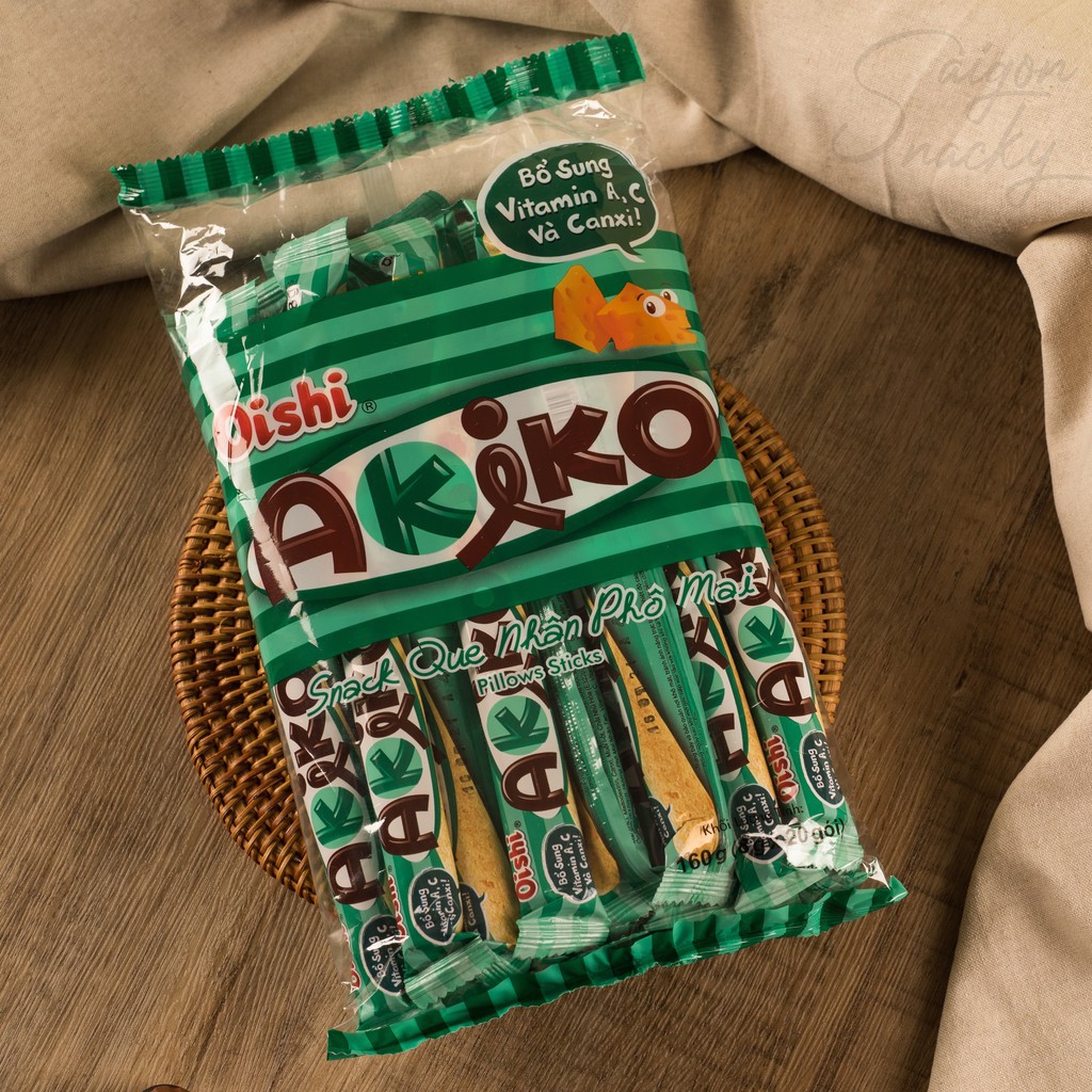[Có bán thùng] Bánh snack que AKIKO đủ mùi đủ vị