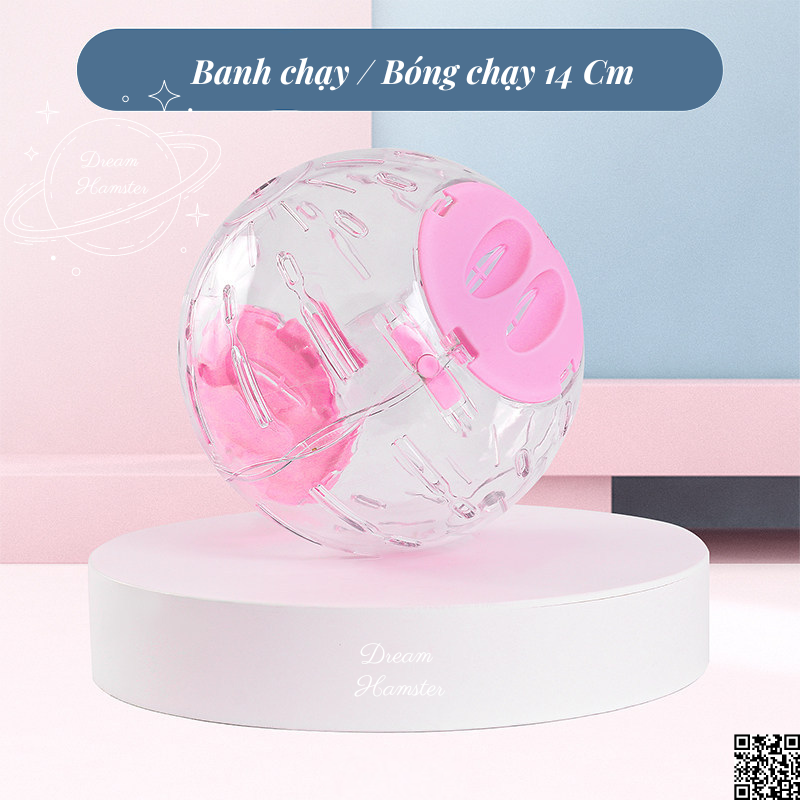 Banh chạy / Bóng chạy mica cho Hamster, bọ, nhím ...