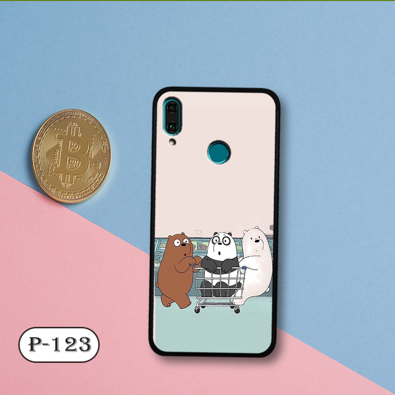 Ốp nhám hoạt hình Huawei Nova 3e