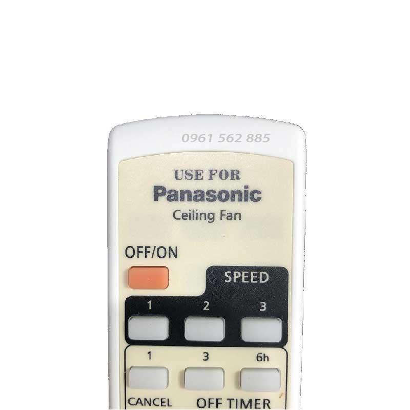 Điều Khiển Remote Quạt Trần Panasonic 4 Cánh