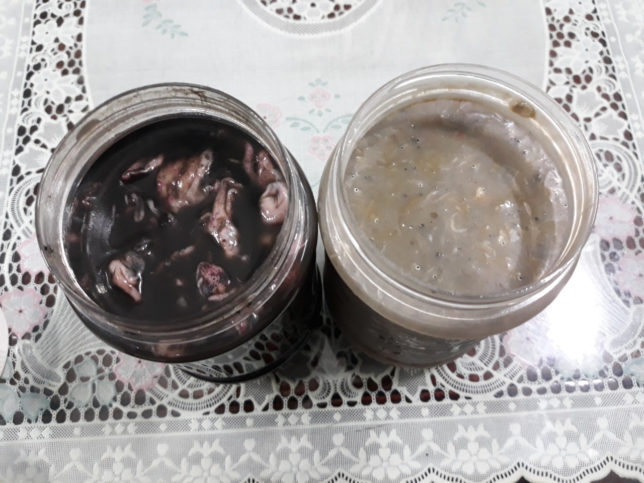 Combo 2 Lọ ( Mắm Nêm Cá Cơm Sữa 500gr + Mắm Mực Sữa 500gr ) thơm ngon nhà làm