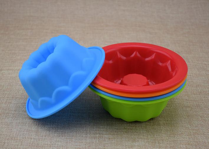 Khuôn silicon làm bánh làm thạch Bundt 12cm