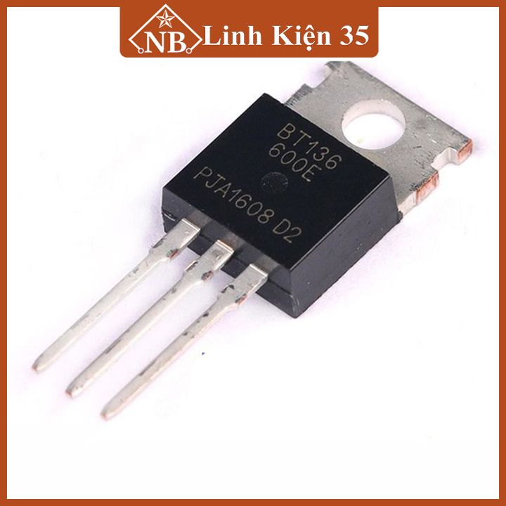 Triac BT136-600E 600V/4A tiêu chuẩn TO220