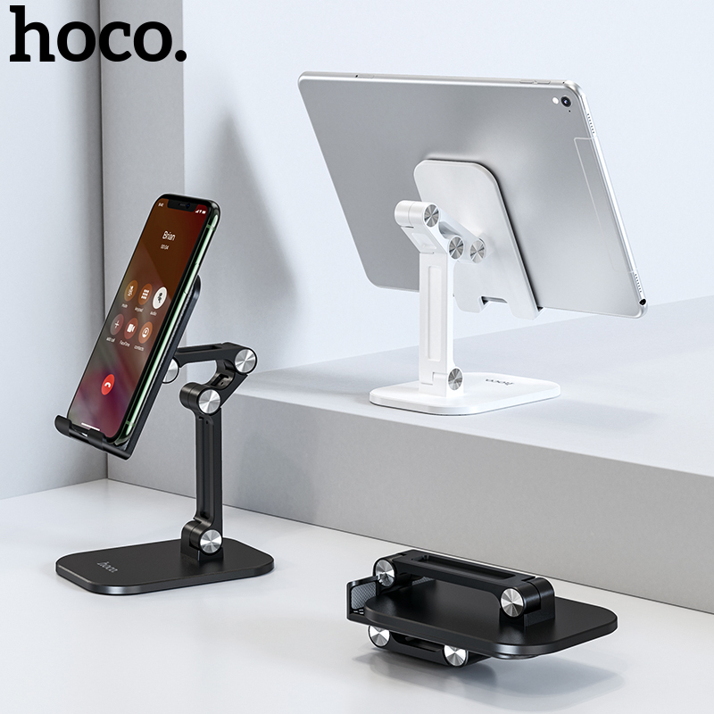 HOCO Universal Desktop Tablet Holder Foldable Folding Smart Phone Tablet Stand Adjustable Holder For All Cellphone