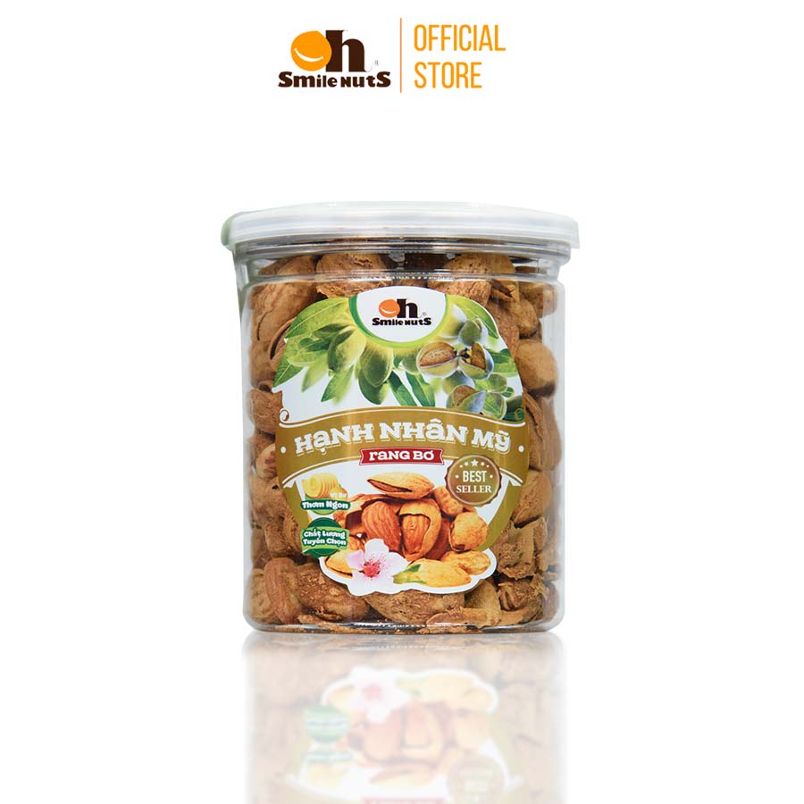 Hạt Hạnh Nhân rang bơ Mỹ hộp 215g