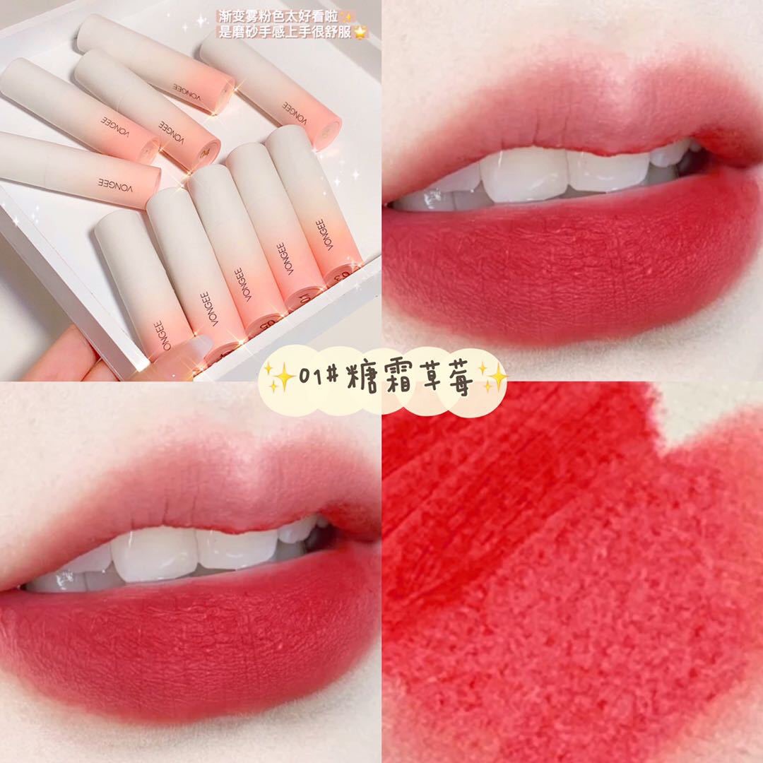 Set 5 Cây Son Kem VonGee Mềm Mượt Siêu Lì [Hàng Mới]