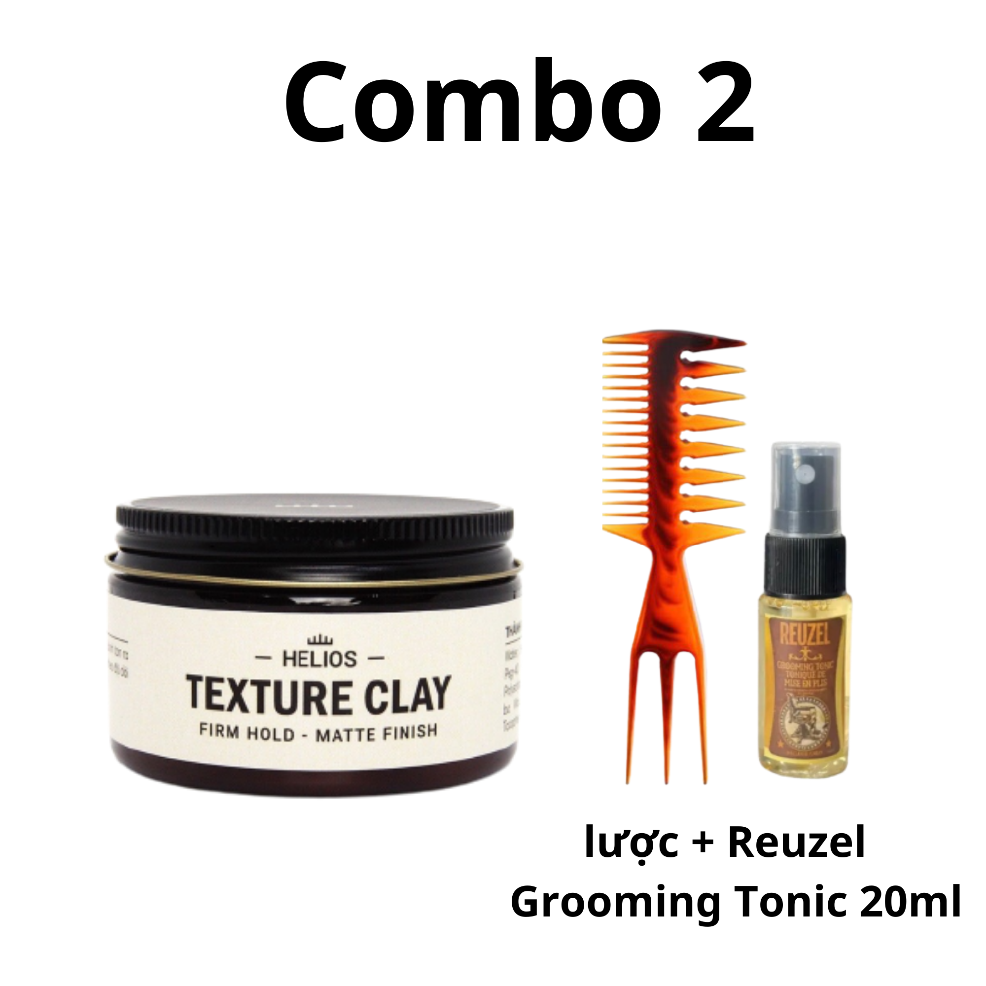 Sáp vuốt tóc Helios Texture Clay chính hãng