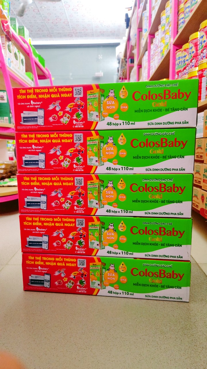 sữa bột pha sẵn colos baby 110ml *48 hộp (date mới)