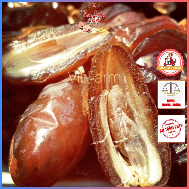 500gr Quả Chà Là Sấy Khô - Hàng Chuẩn Nhập Khẩu