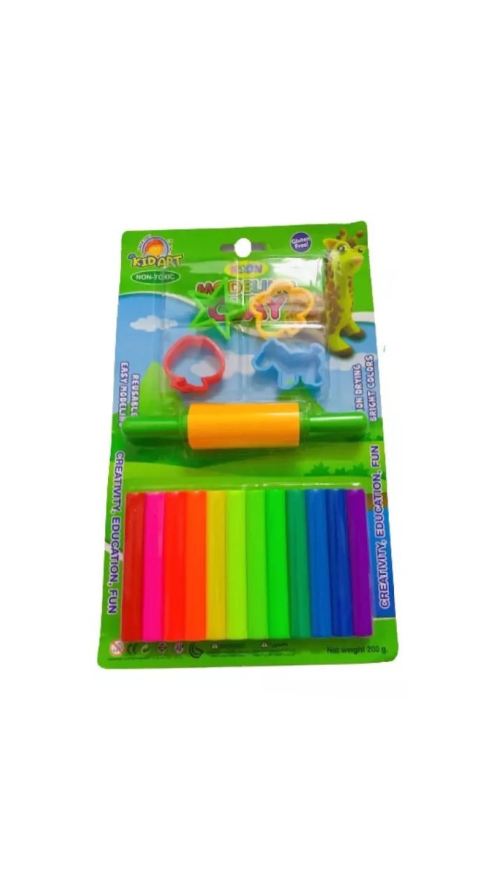 Bộ đồ chơi vỉ đất sét nặn cho bé thỏa sức sáng tạo