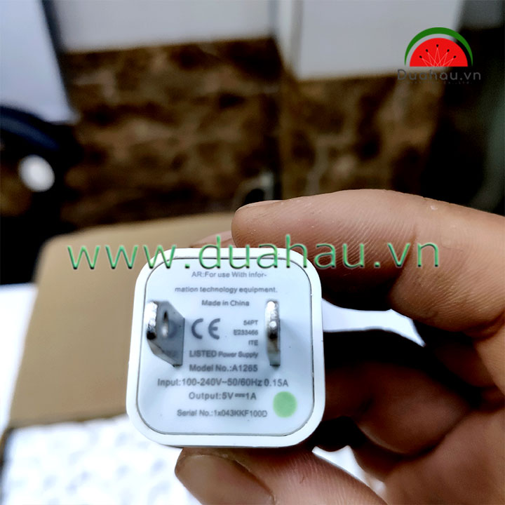 [HCM]Củ sạc 5V-1A cổng USB sạc điện thoại đồng hồ