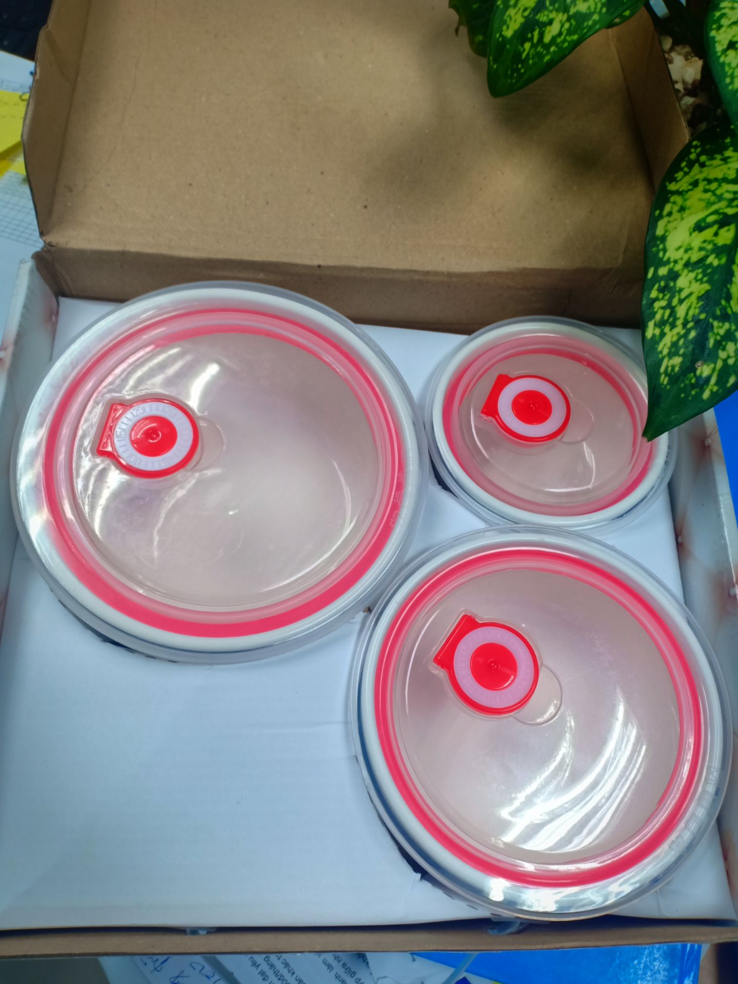 BỘ 3 THỐ SỨ CÓ NẮP ĐẬY (HỌA TIẾT NGẪU NHIÊN)
