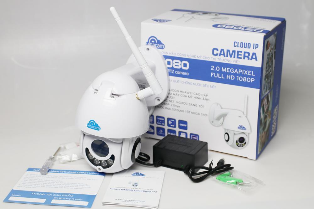 [TẶNG CÁP MẠNG 10M VÀ THẺ NHỚ 32G] CAMERA VITACAM DZ1080S