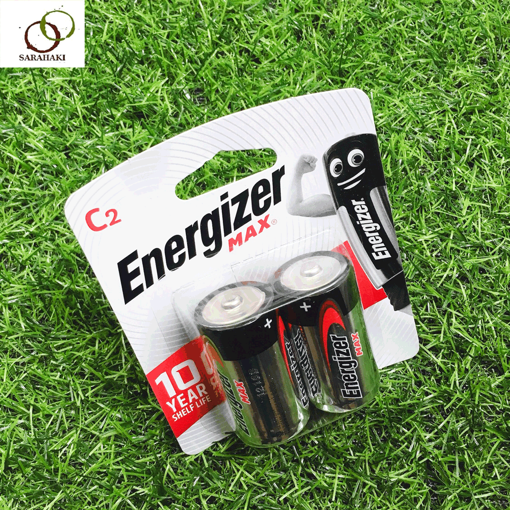Pin Trung C LR14 Energizer Alkaline Max chính hãng (1 vỉ 2 viên)