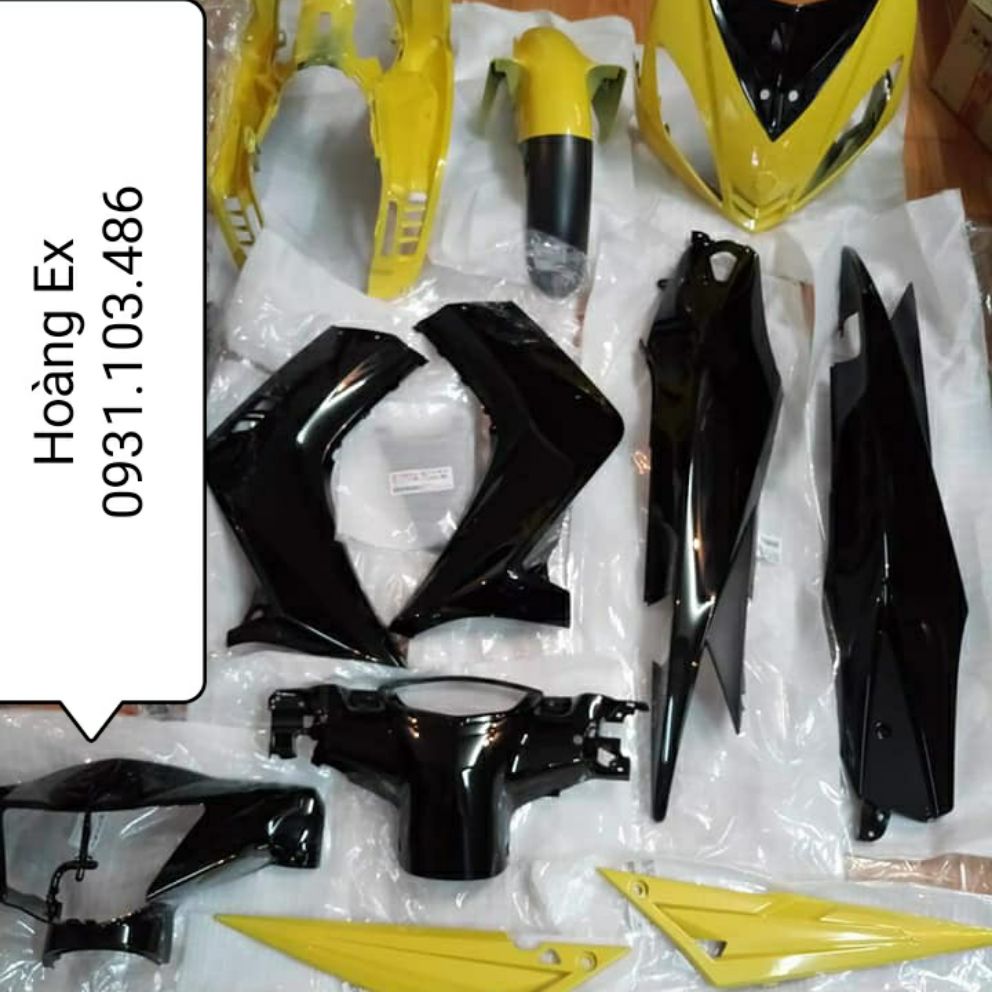 [HCM]Dàn áo Exciter 2010 màu vàng đen hàng chính hãng yamaha