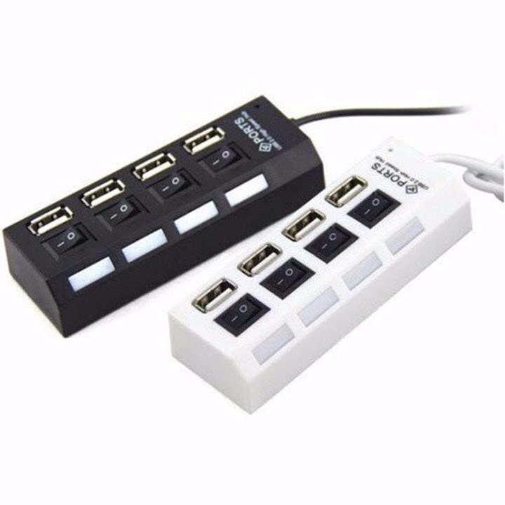 Hub Chia 4 Cổng Usb Có Công Tắc