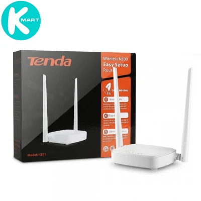 Thiết bị phát sóng WIFI Router Tenda N301 chuẩn N tốc độ 300Mbps - Hàng Chính Hãng