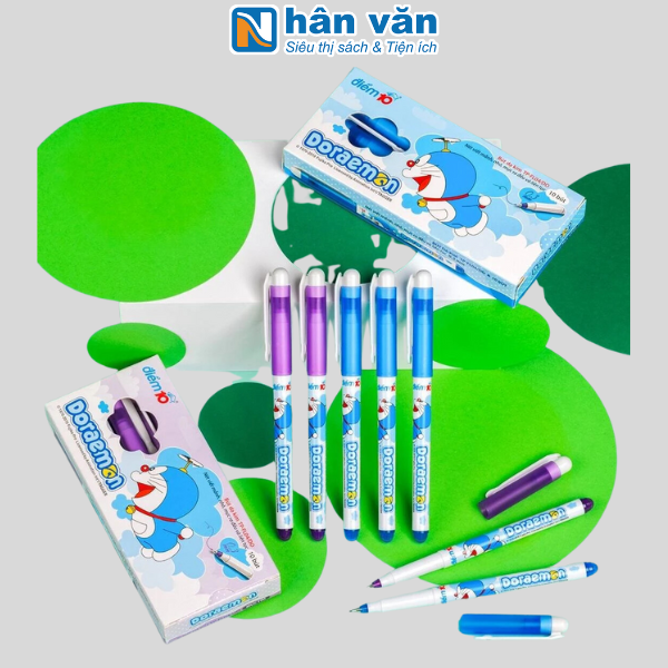 Bút Lông Kim Thiên Long - FL-04/DO - Mực Tím - Mực Xanh