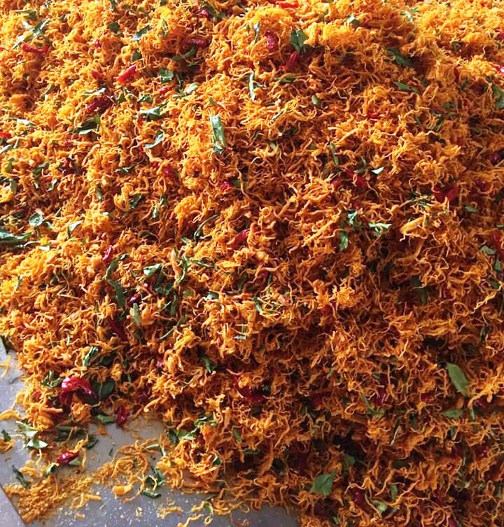 1 kg khô gà xé lá chanh loại ngon