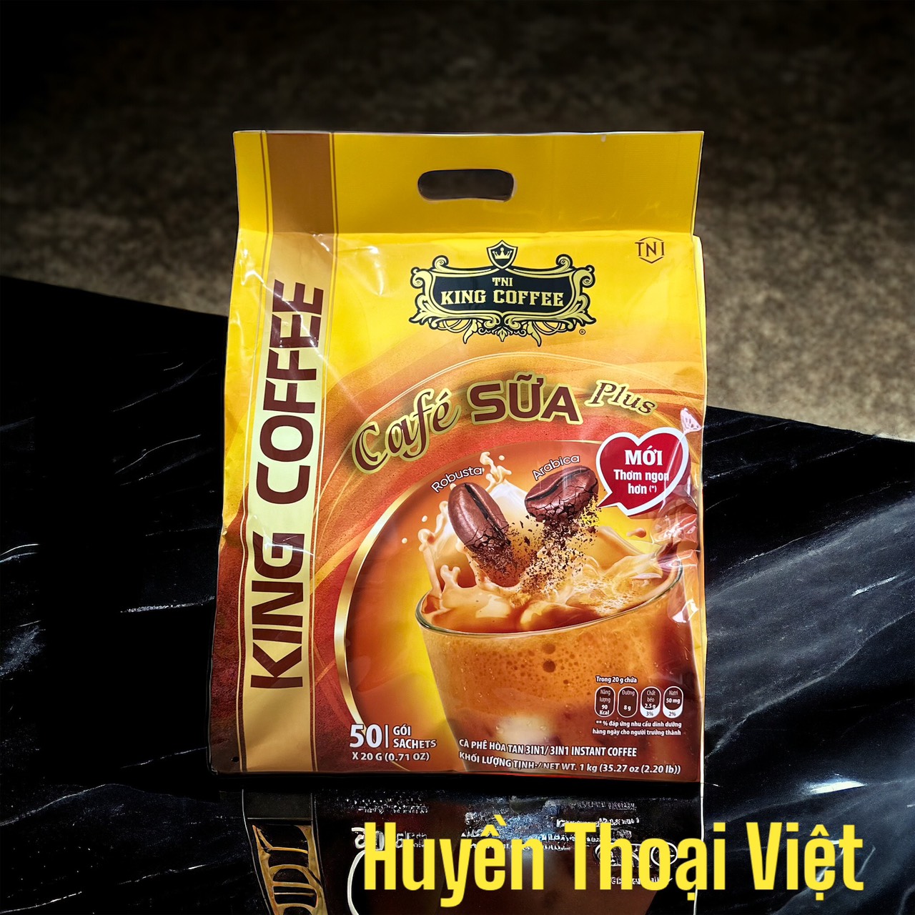 Cà phê SỮA TÚI 50 GÓI KING COFFEE