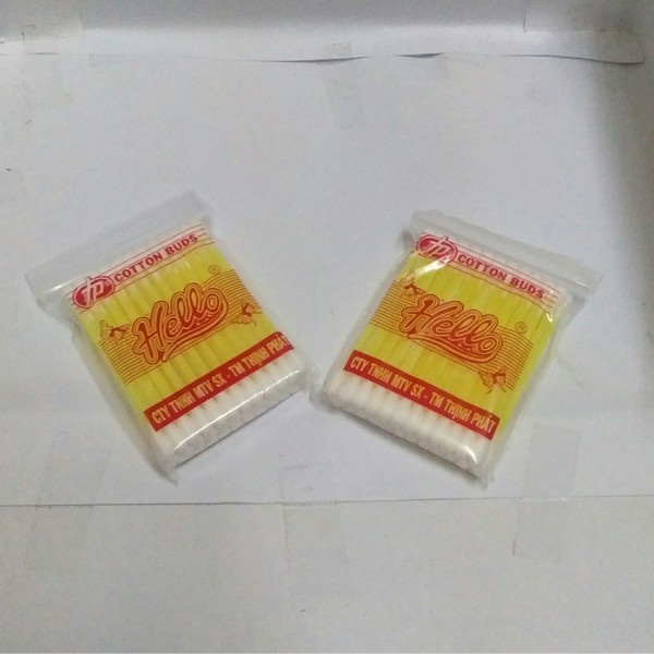 Combo 12 tép bông gòn ráy tai Hello Tiện Dụng