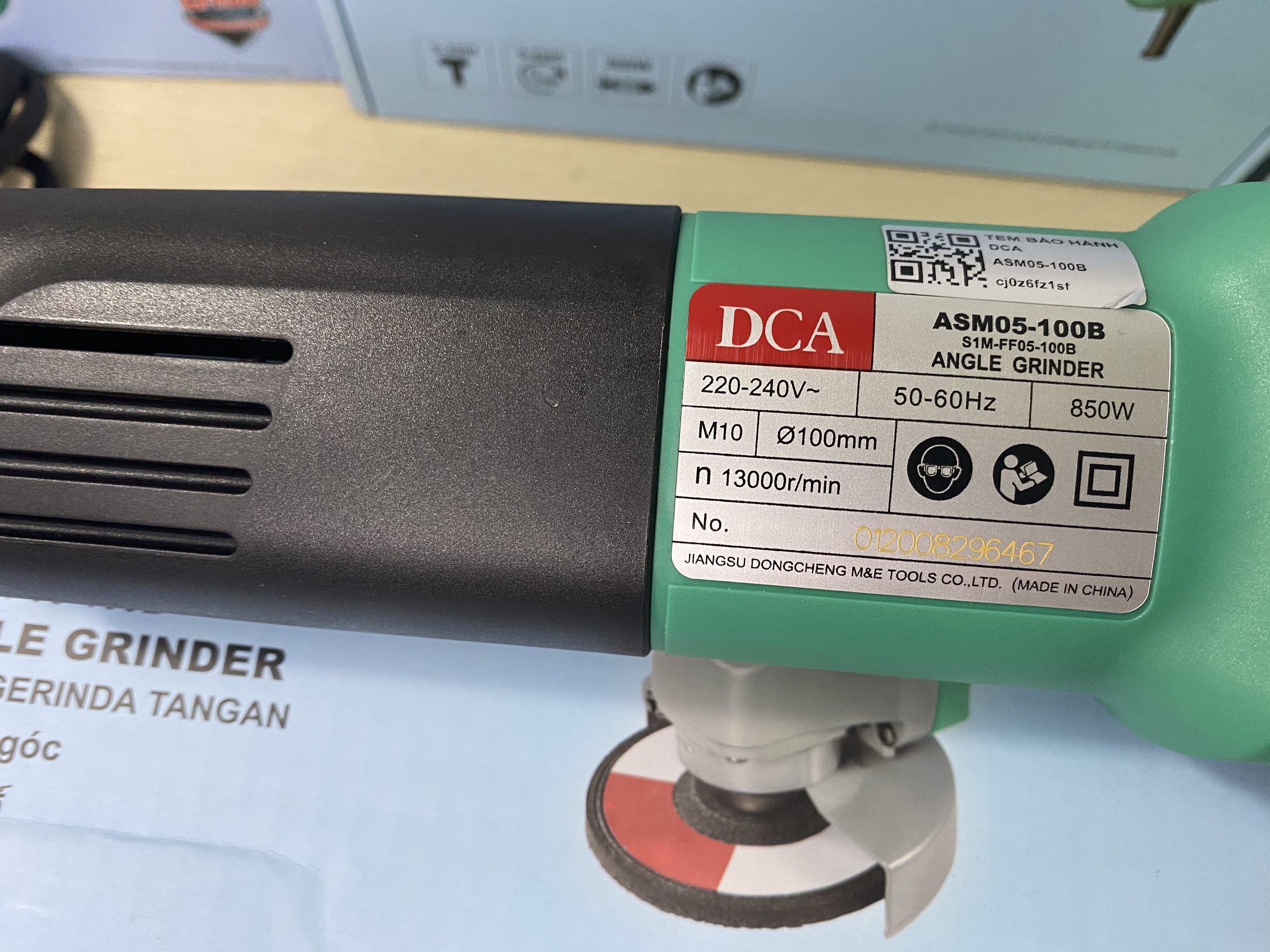 [HCM]Máy mài góc 850W DCA ASM05-100B
