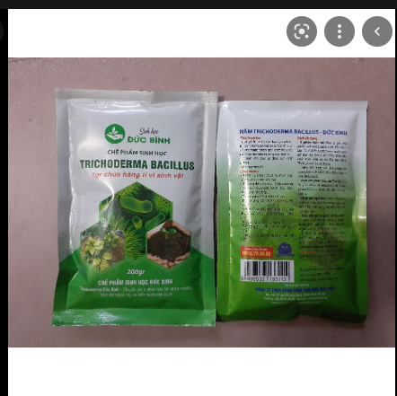 Chế phẩm men vi sinh nấm đối kháng trichoderma bacillus Đức Bình 200gr