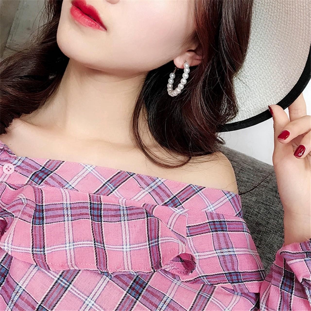 [HCM]BÔNG TAI NGỌC TRAI KHOEN TRÒN
