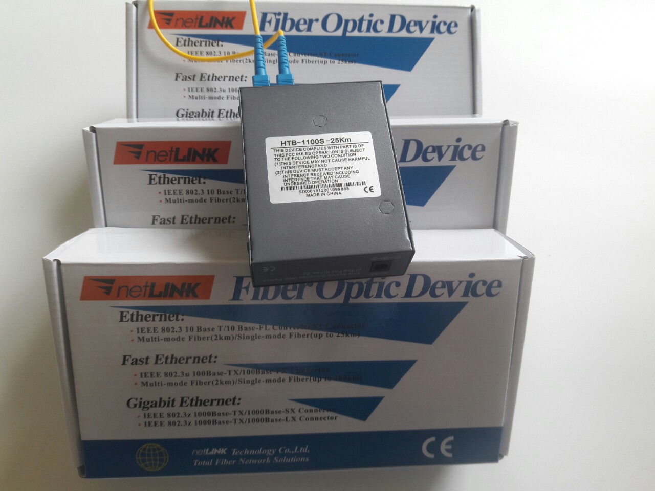 1 Bộ 2 Converter 2 fo Netlink HTB-1100s 25km nguồn đẩy đủ
