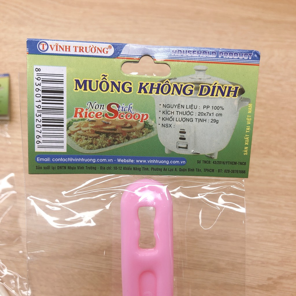 Vá cơm xới cơm muỗng múc cơm chống dính Vĩnh Trường