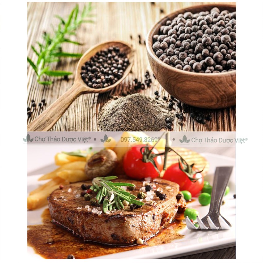 Hạt tiêu đen 100g, hạt tiêu khô, thơm, cay nồng, gia vị tẩm ướp, chế biến món ăn, pha nước chấm