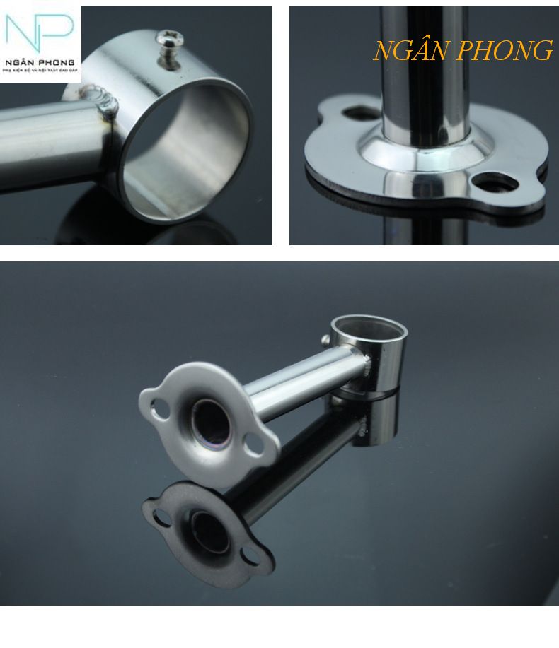 BỘ BÁT ĐỠ THANH TRÒN INOX 201