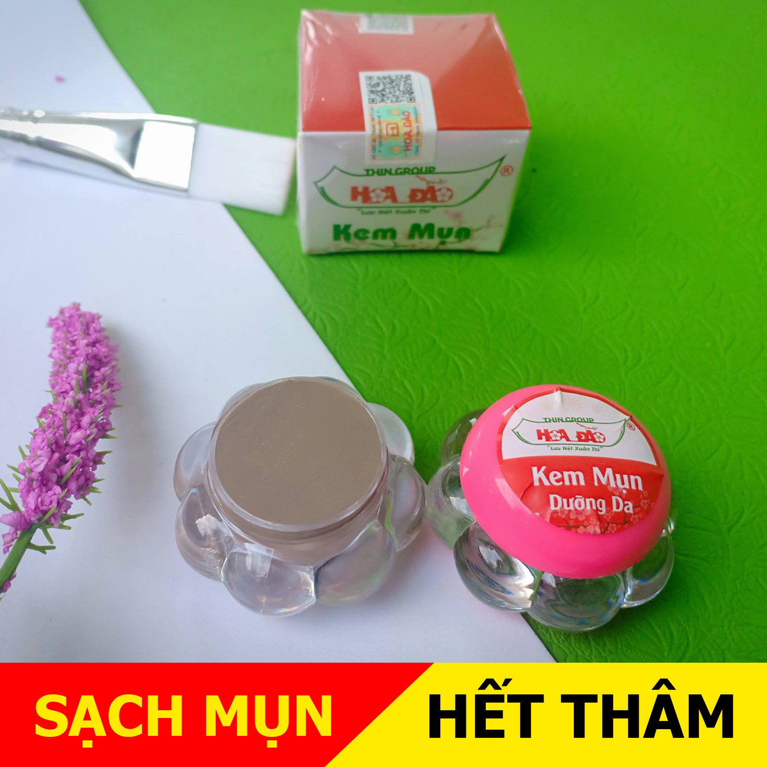 Combo 2 hộp kem mụn dưỡng da Hoa Đào Thingroup