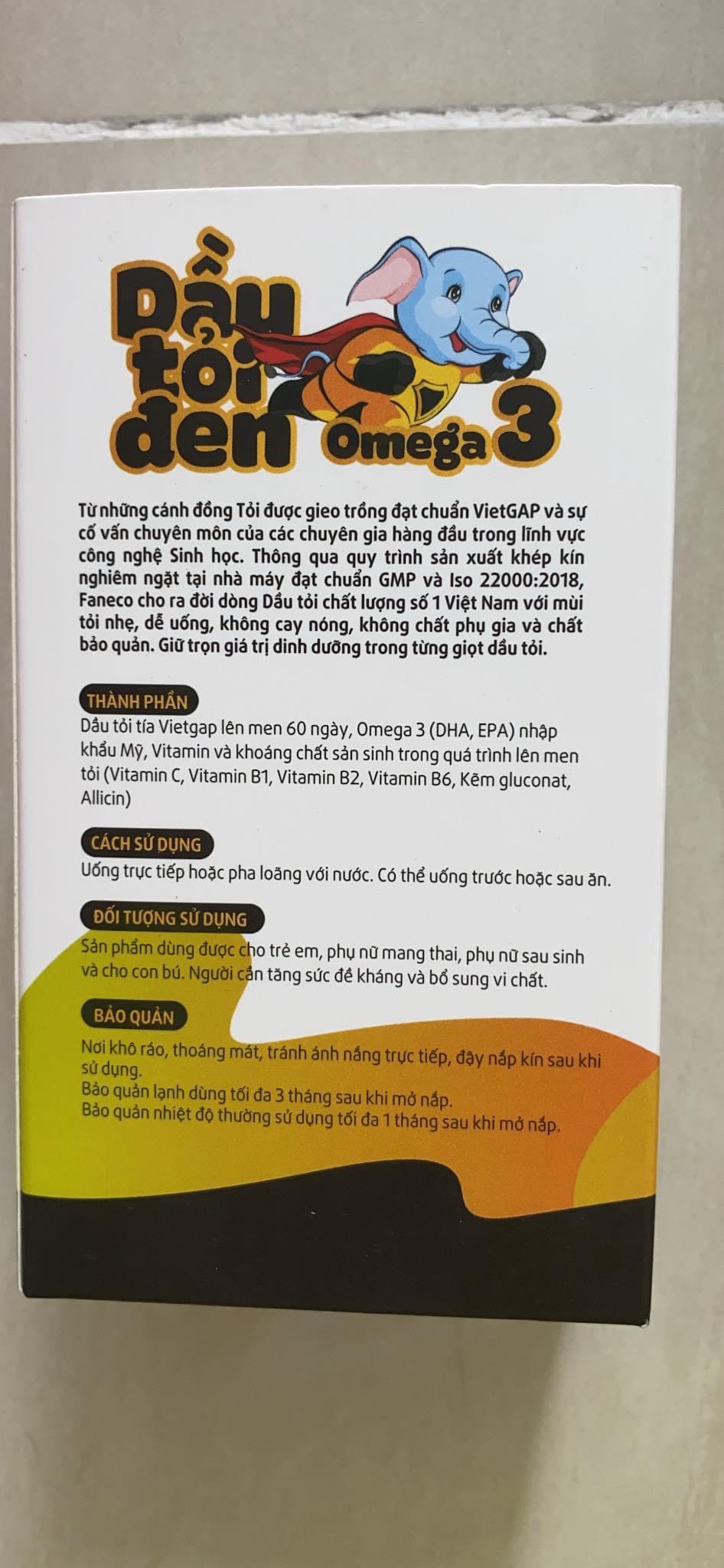 Dầu tỏi đen Omega 3