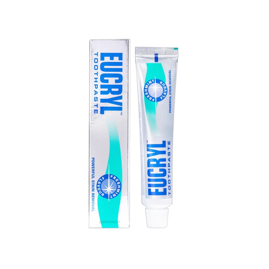 [HCM]Kem Đánh Răng Làm Trắng Răng Hương Bạc Hà Eucryl Tooth Paste Freshmint 50ml