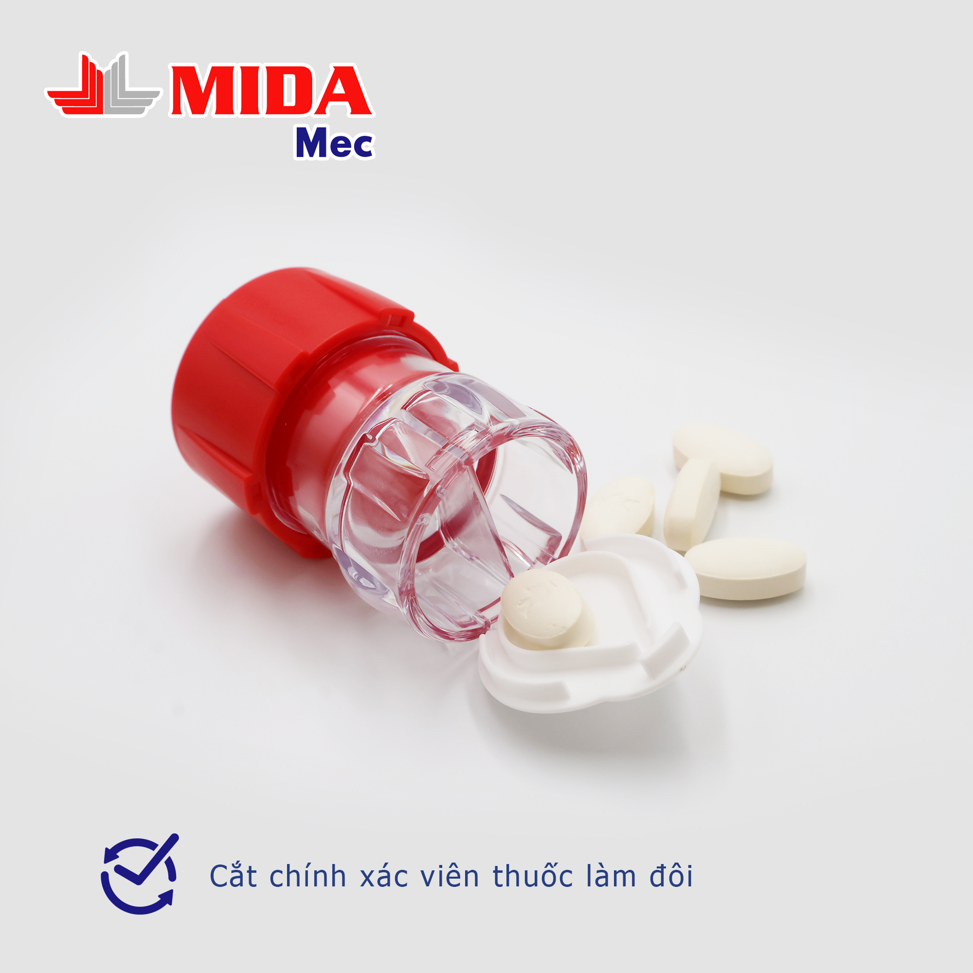 Dụng cụ nghiền cắt đựng thuốc MIDAMEC