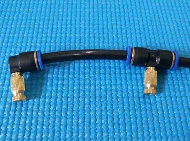 5 béc phun sương làm mát (béc số 1, số 2, số 3)