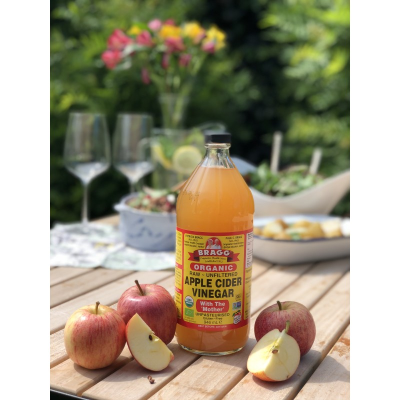 Giấm táo hữu cơ Bragg 473ml - 946ml
