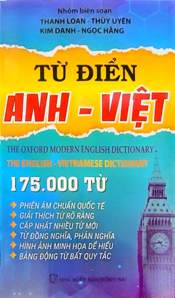 Sách - từ điển anh việt 175.000 từ - newshop
