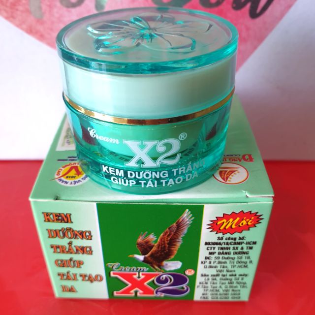 X2 kem dưỡng trắng giúp tái tạo da 8g