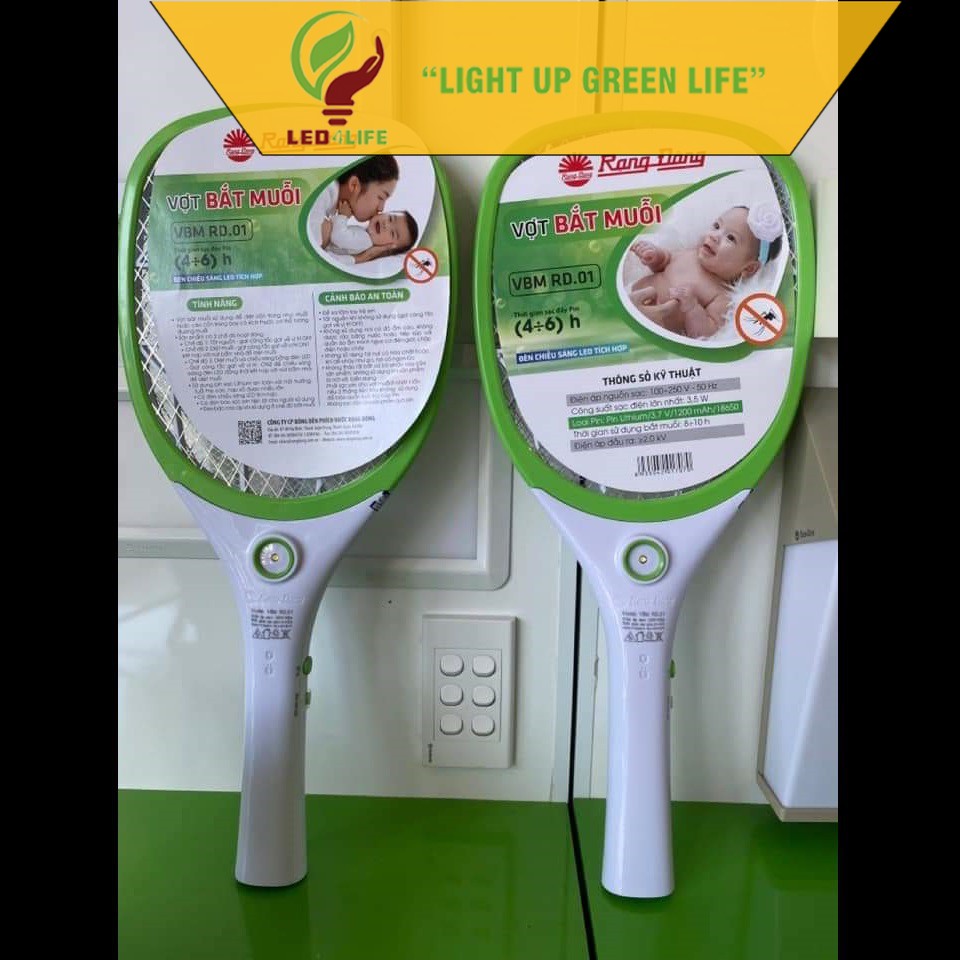 Vợt Bắt Muỗi Rạng Đông - VBM RD.03