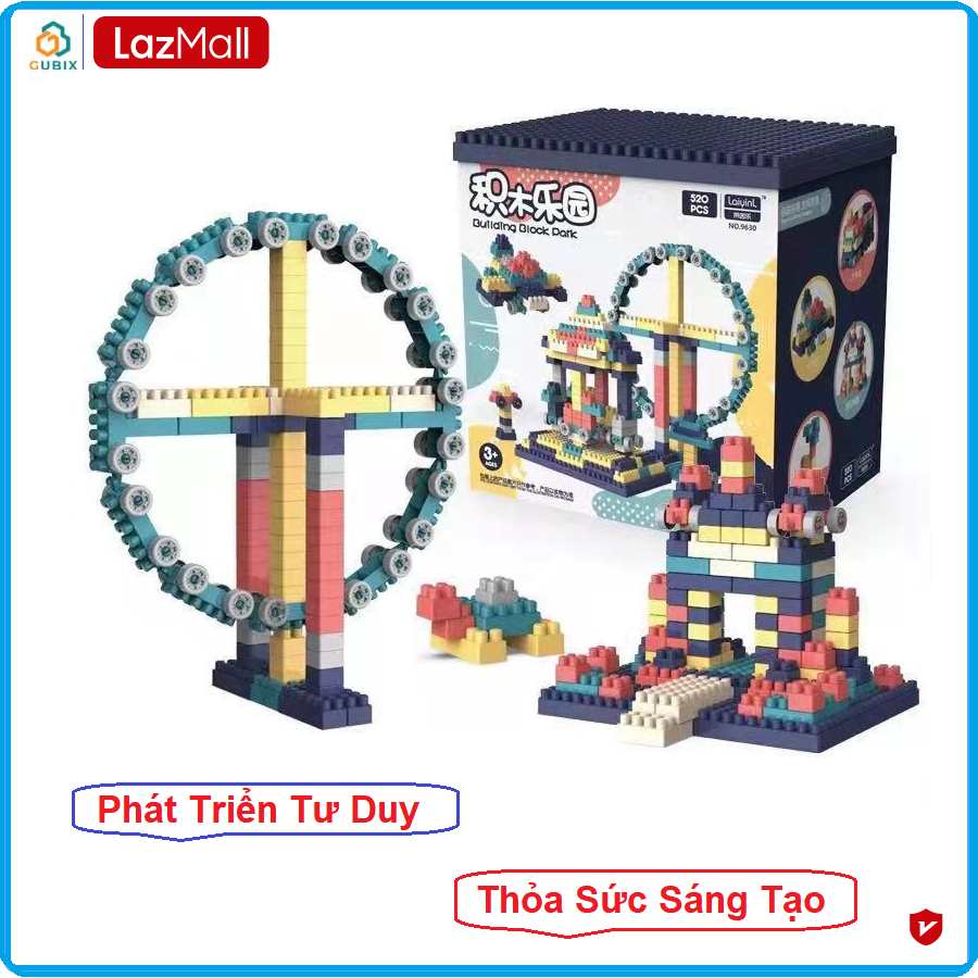 Bộ Xếp Hình Lego 520 Chi Tiết - Đồ Chơi Phát Triển Tư Duy