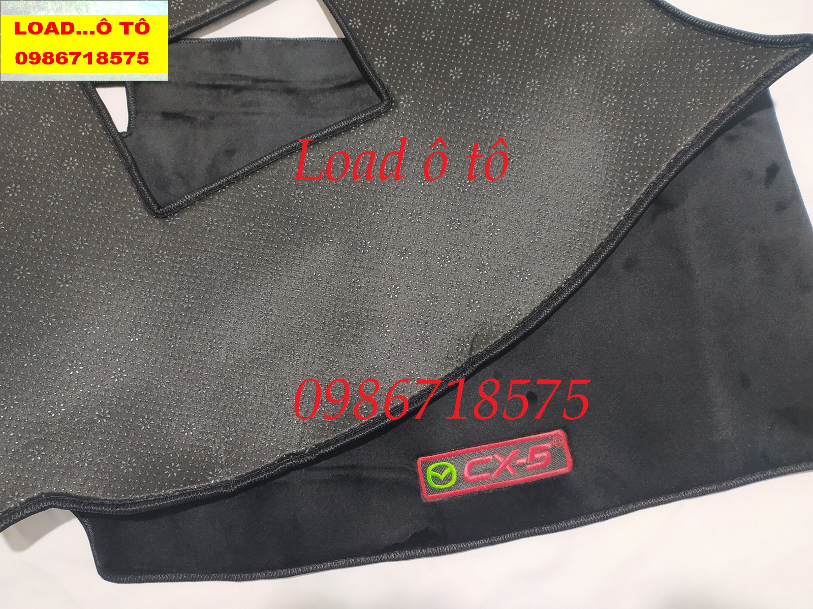 Thảm Taplo Nhung Cao Cấp Mazda CX5 2026-2018 (có lớp chống trượt)