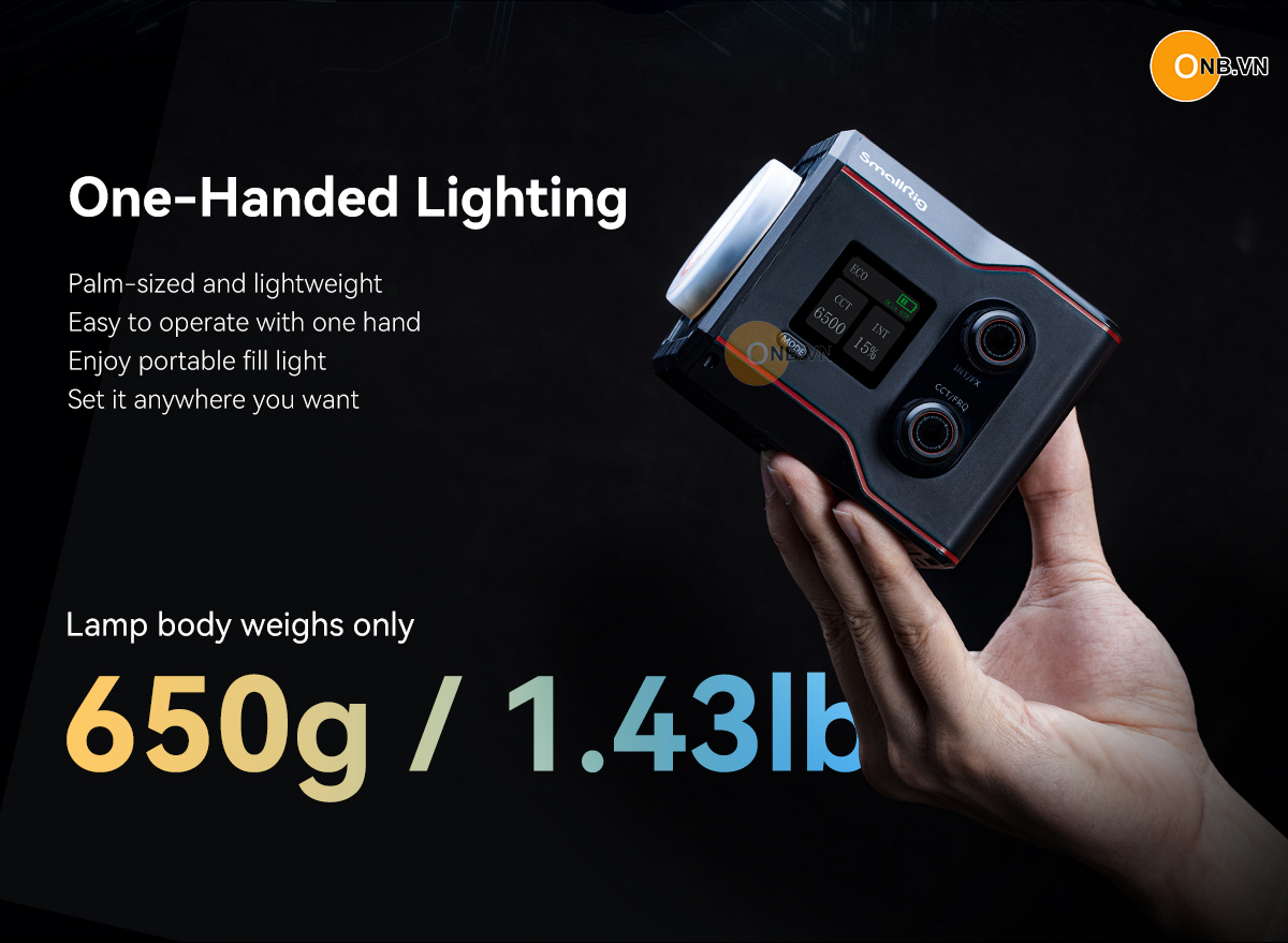 Smalrig RC 60B COB Đèn Led 60w 2700-6500k 4376