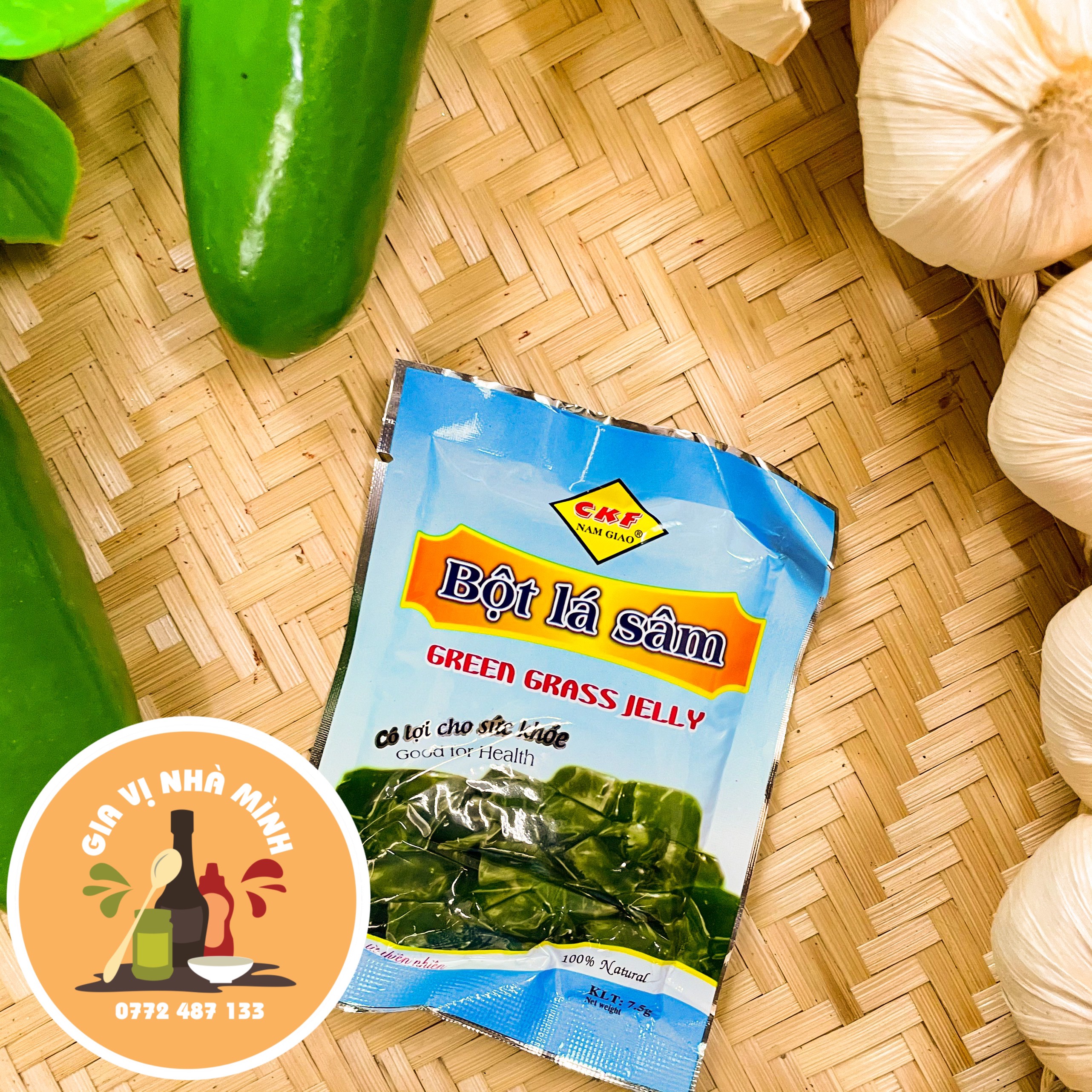 Bột lá sương sâm nam giao 7,5gr
