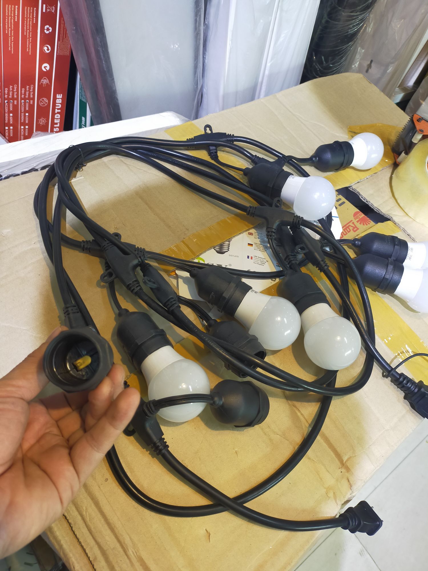Bộ dây đúc 5m-10 đui e27