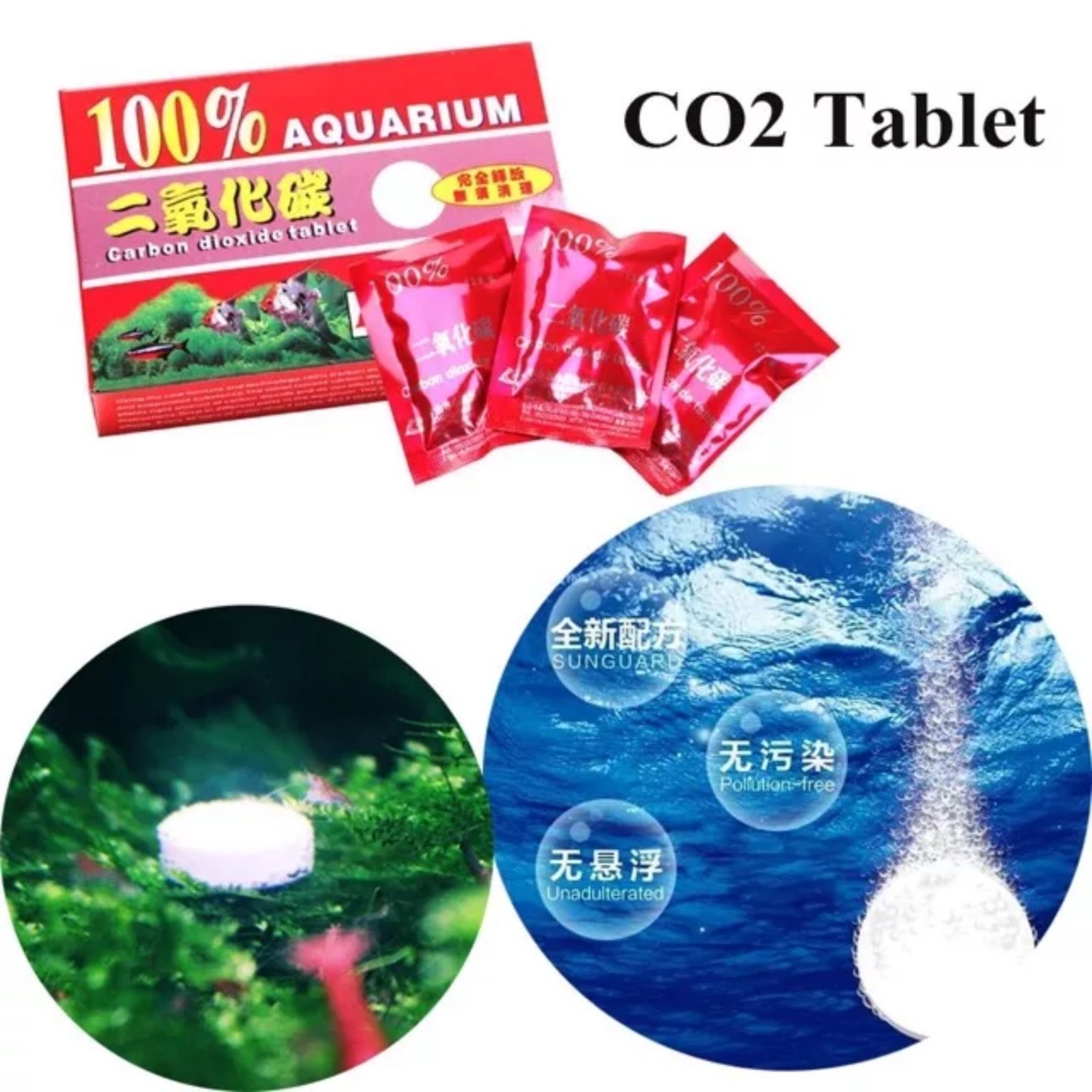 Viên nén CO2 cung cấp CO2 cho hồ thủy sinh cá cảnh