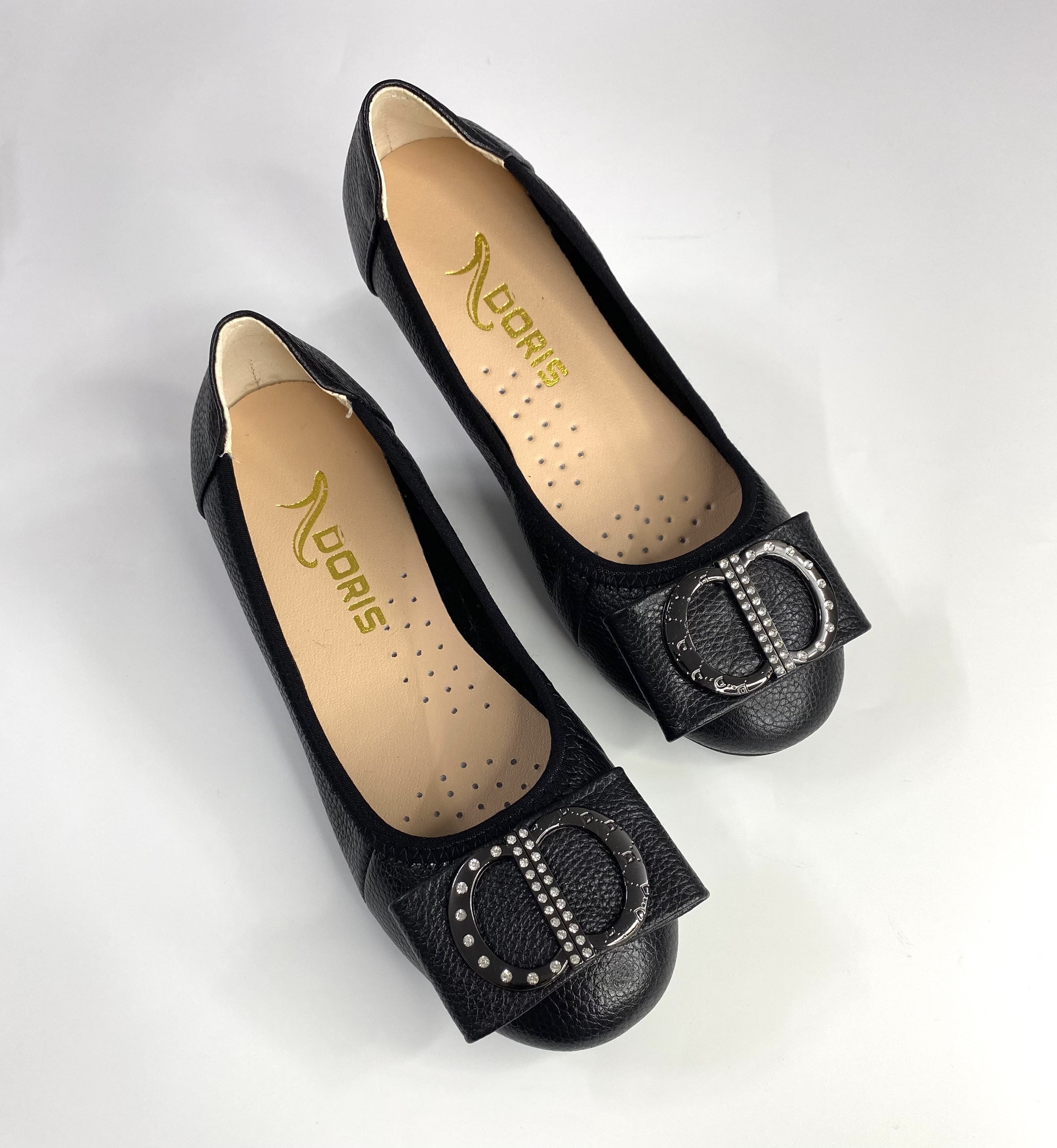 Giày búp bê DA THẬT đế bệt DORIS DR018- CÓ BẢO HÀNH