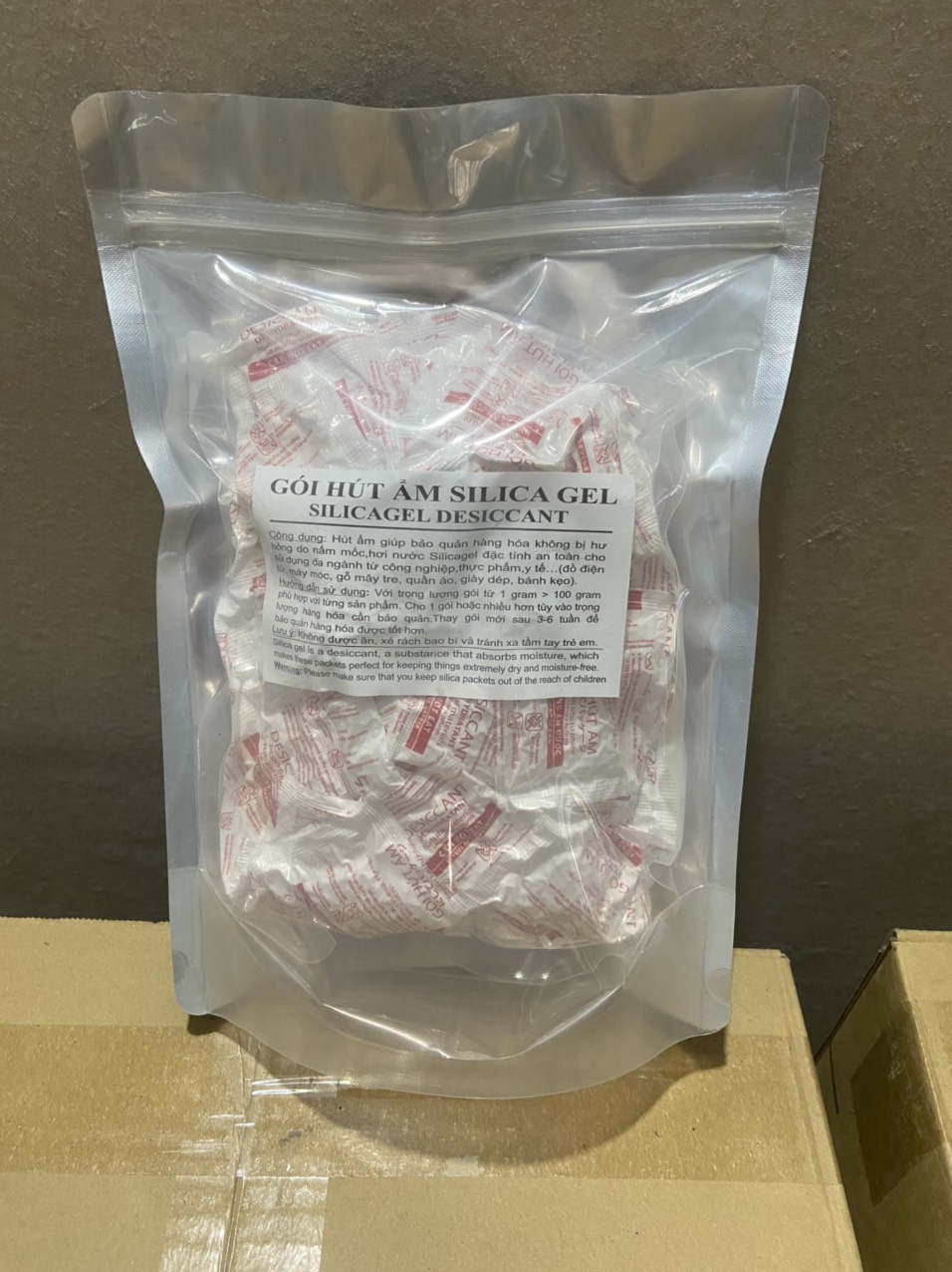 Gói hút ẩm 3gr đỏ(Đóng gói 500gram)(giá sỉ)