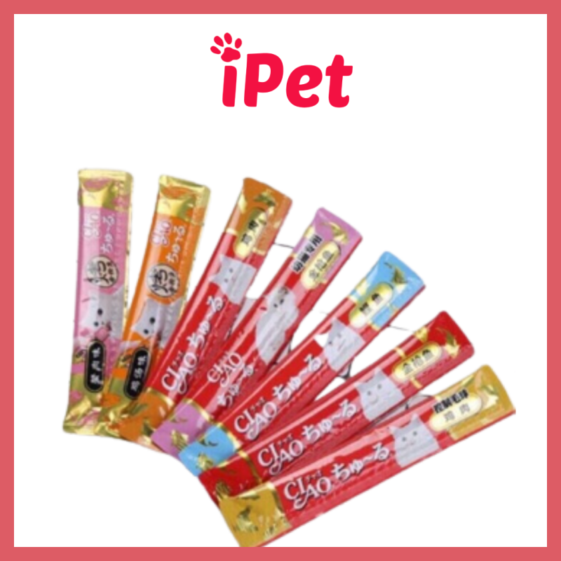 1 Thanh Thức Ăn Cho Mèo Dạng Súp Thưởng Ciao Wang 15g - iPet Shop